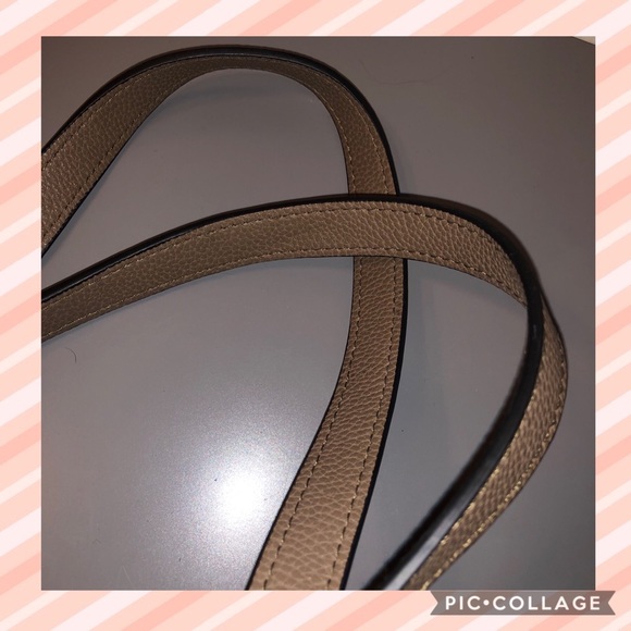 NWT leather mocha tote - Picture 4 of 8